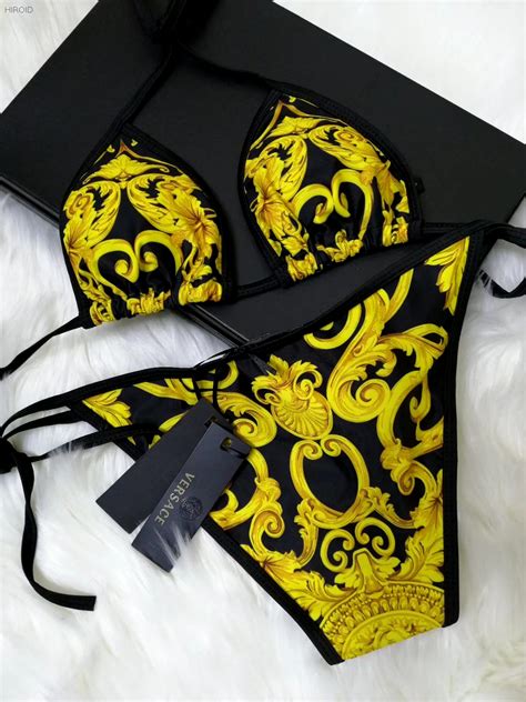 versace swim slip|versace bikini dames.